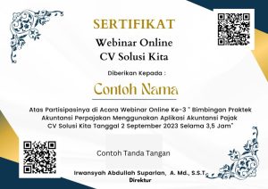contoh sertifikat webinar online cv solusi kita